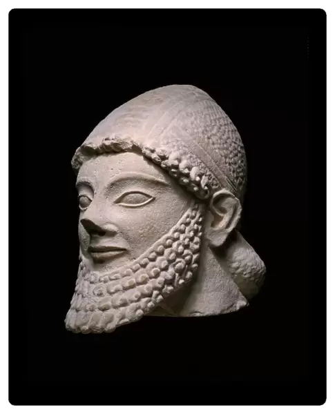 Head of a Bearded Man, 5th century BCE. Creator: Unknown