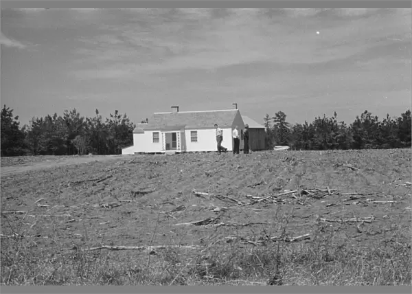 Possibly: Briar Patch Project, Carpenter at work, Eatonton, Georgia, 1936. Creator: Walker Evans