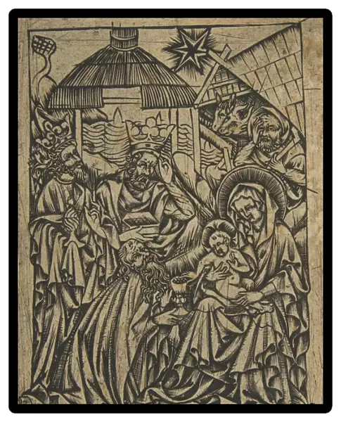 Adoration of the Magi, 15th century. 15th century. Creator: Anon