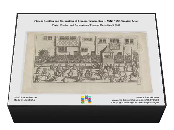 Plate I: Election and Coronation of Emperor Maximilian II, 1612. 1612. Creator: Anon