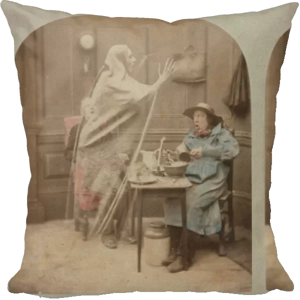 The Ghost in the Stereoscope, ca. 1856. Creator: London Stereoscopic & Photographic Co