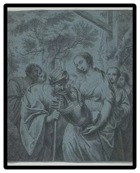 Rebecca and Eliezer, ca. 1730. Creator: Louis Fabritius Dubourg
