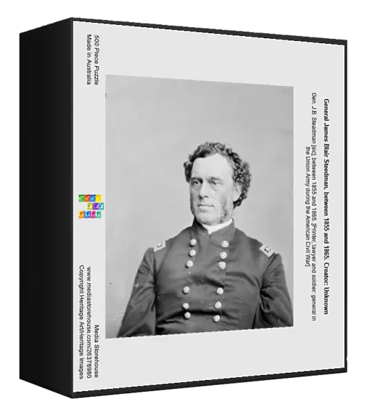 General James Blair Steedman, between 1855 and 1865. Creator: Unknown