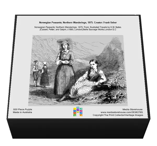Norwegian Peasants; Northern Wanderings, 1875. Creator: Frank Usher