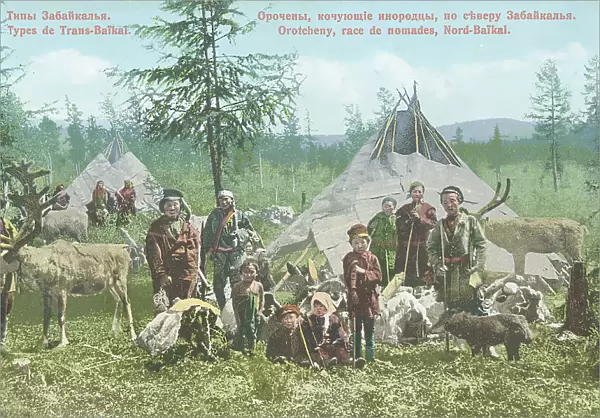 Orochens, nomadic foreigners, in the north of Transbaikalia, 1904-1917. Creator: Unknown