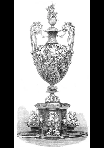 The International Exhibition: vase belonging to Her Majesty the Queen, exhibited by... 1862. Creator: Unknown
