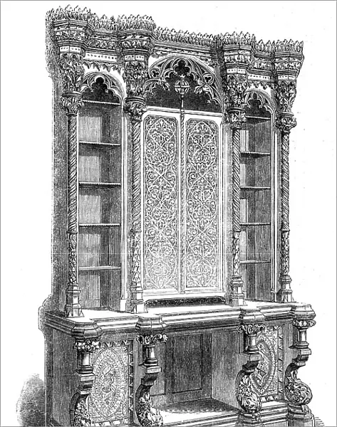 The International Exhibition: bookcase by Hindley and Son, 1862. Creator: Unknown
