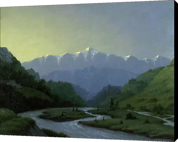 Valley of the Charysh River, Near the Village of Korgon Altai, 1880-1897. Creator: Pavel Mikhailovich Kosharov