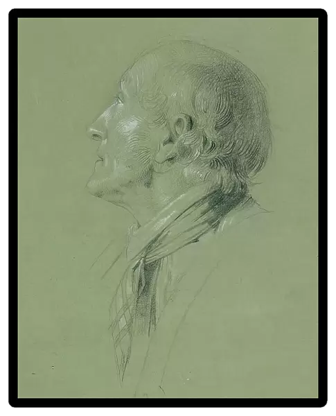 Portrait study for the “Homecoming of the Landwehrmann” (1817), before 1817. Creator: Johann Peter Krafft