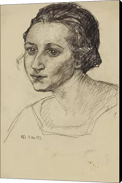 Portrait of a lady, 1923. Creator: Anny Dollschein