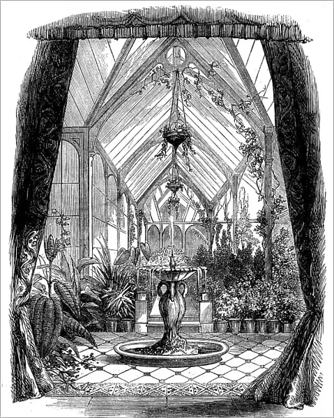 The Conservatory, St. Clare, 1862. Creator: Unknown