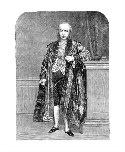 The Right Hon. W. A. Rose, the new Lord Mayor, 1862. Creator: Unknown