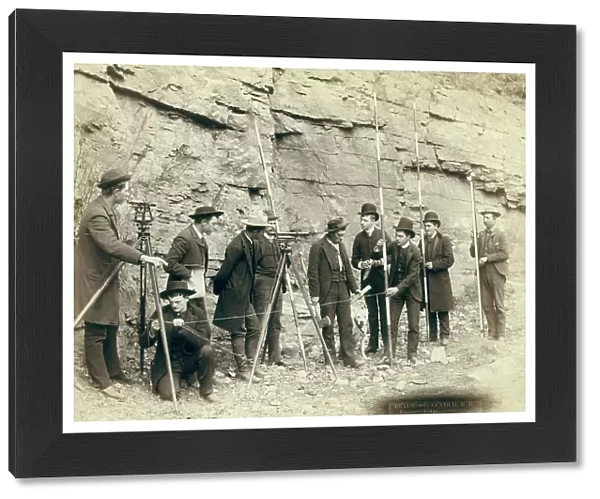 Deadwood Central RR Engineer Corps, 1888. Creator: John C. H. Grabill