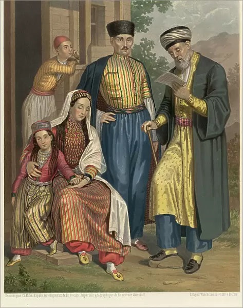 Crimean Tatars. Mullah, 1862. Creator: Karlis Huns