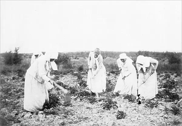 Women Hard Labor Convicts at Work, 1890. Creator: Ivan Nikolaevich Krasnov