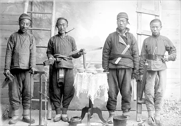 Asian Men, 1880. Creator: Nikolai Nikolaevich Petrov