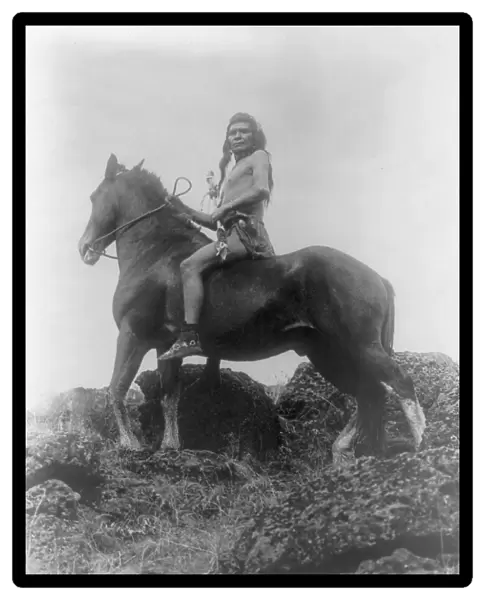 The scout-Nez Percé, c1910. Creator: Edward Sheriff Curtis
