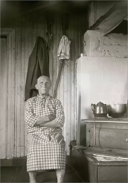 'Wise old woman' from Vilhelmina parish, Lapland, 1932. Creator: Unknown. 'Wise old woman' from Vilhelmina parish, Lapland, 1932. Creator: Unknown