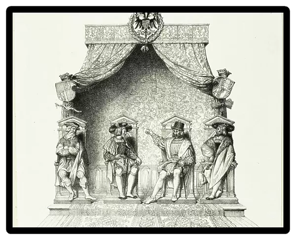 The Four Magistrates of Besançon, 1825. Creator: Jean-Auguste-Dominique Ingres