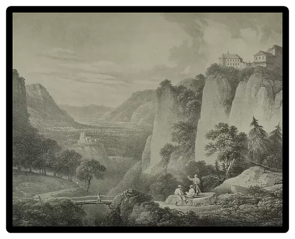 The Castle of the Tyrol, Near Meran, 1822. Creator: Francis Nicholson