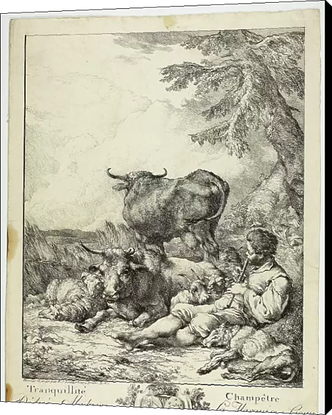 Tranquil Peasant, n.d. Creator: Philip James de Loutherbourg