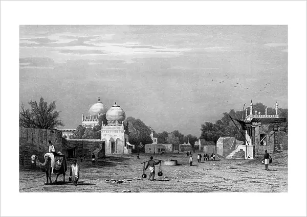 Bejapore, 1834. Creator: Samuel Prout