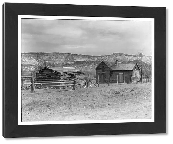 A home after the Utah pattern, Escalante, Utah, 1936. Creator: Dorothea Lange