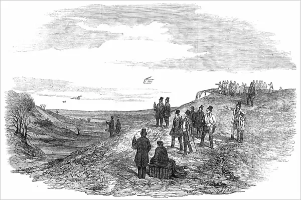 Hawking on the Downs, near Wallingford, 1850. Creator: Unknown