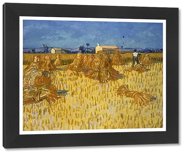Harvest in Provence, 1888. Creator: Gogh, Vincent, van (1853-1890)