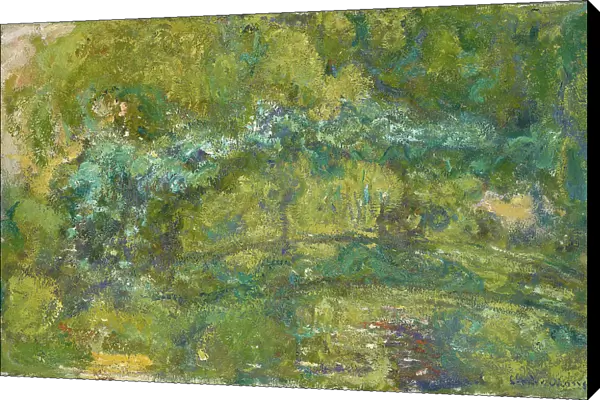 La passerelle sur le bassin aux nymphéas (The Footbridge over the Water-Lily Pond), 1919. Creator: Monet, Claude (1840-1926)