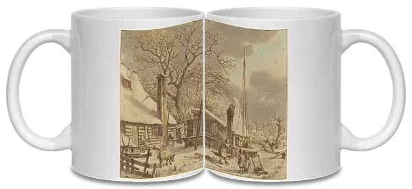 Farmyard in Winter, 1786. Creator: Jacob Cats