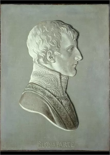 Portrait of Bonaparte (1769-1821), first consul, between 1799 and 1804. Creator: Piat Joseph Sauvage