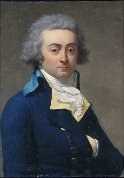 Portrait of Marie-Jean Hérault de Séchelles (1759-1794), c1793. Creator: Jean Louis Laneuville