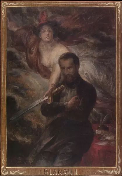 Auguste Blanqui, between 1848 and 1865. Creator: Antoine Joseph Wiertz