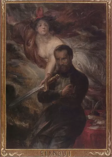Auguste Blanqui, between 1848 and 1865. Creator: Antoine Joseph Wiertz