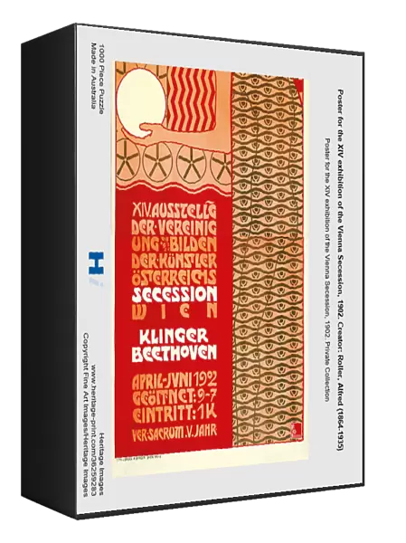 Poster for the XIV exhibition of the Vienna Secession, 1902. Creator: Roller, Alfred (1864-1935)
