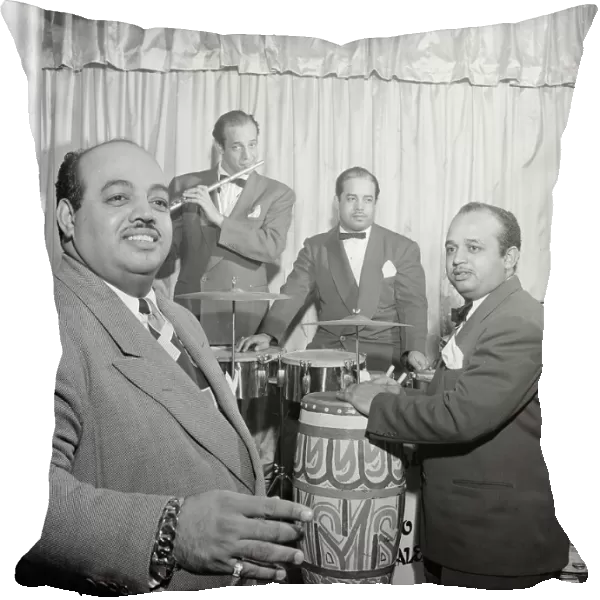 Portrait of Noro Morales, Ismael Morales, and Humberto López Morales, Glen Island Casino, N.Y. 1947 Creator: William Paul Gottlieb