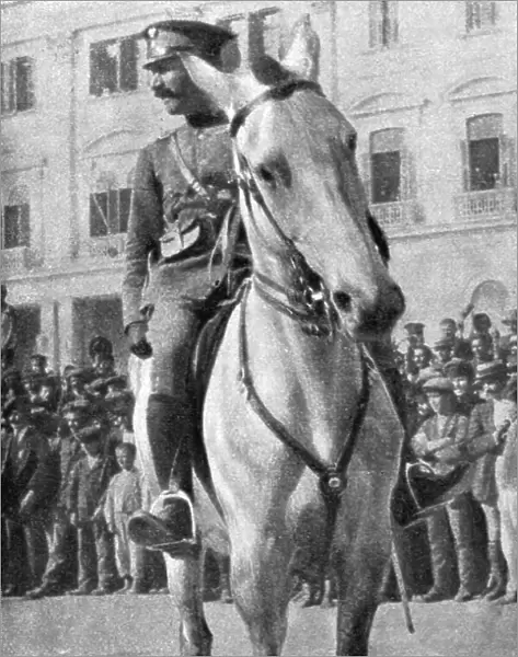 Un mouvement national a Salonique; le colonel Zimbrakakis, chef du mouvement national, 1916. Creator: Unknown
