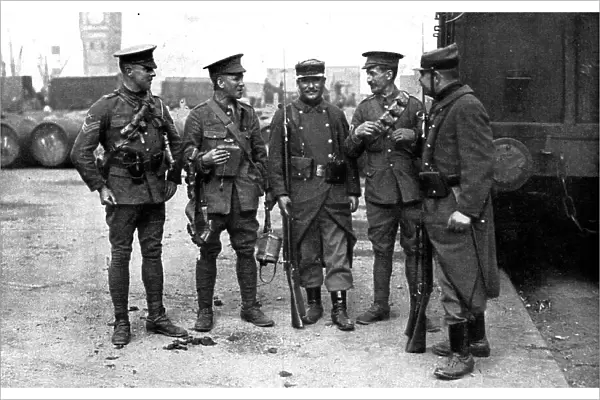 L'Armee Britannique; Rouen est, en France, la premiere base de l'armee Britannique, 1914. Creator: Unknown