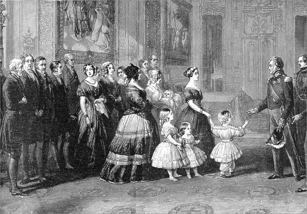 H.R.H. The Prince of Wales, at Her Majesty's Reception of King Louis Philippe in Windsor... 1844. Creator: Franz Xaver Winterhalter