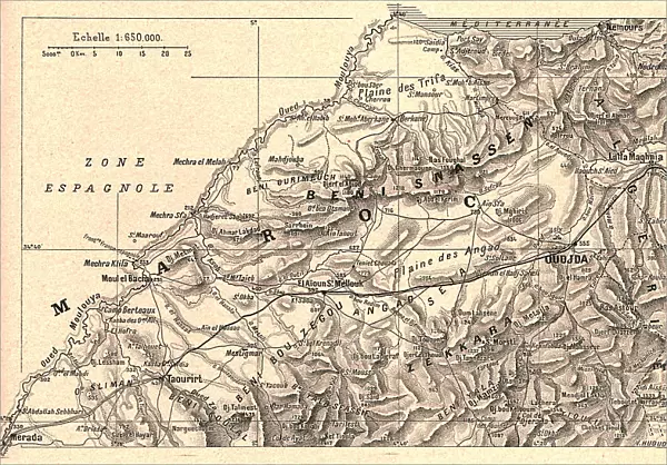 La plaine d'Oudjda; Afrique du nord, 1914. Creator: Unknown