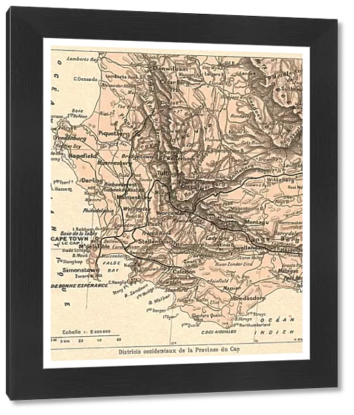 Districts occidentaux de la Province du Cap; Afrique Australe, 1914. Districts occident... 1914 Creator: Unknown