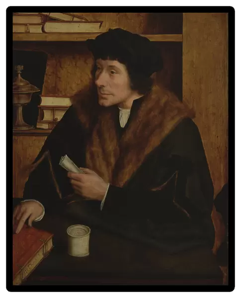 Portrait of Pieter Gillis (1486-1533), 1517. Creator: Massys, Quentin (1466-1530)
