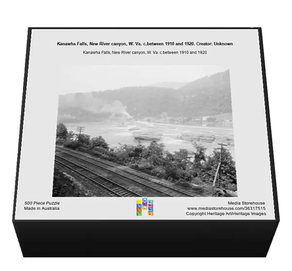 Kanawha Falls, New River canyon, W. Va. c.between 1910 and 1920. Creator: Unknown