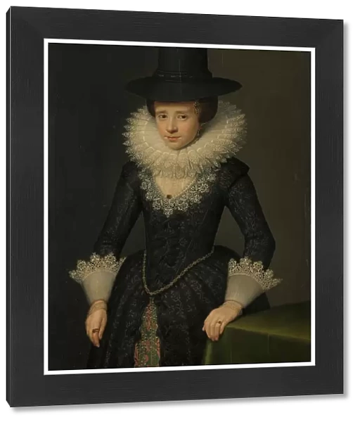 Portrait of Anna Boudaen Courten (1599-1622), 1619. Creator: Salomon Mesdach