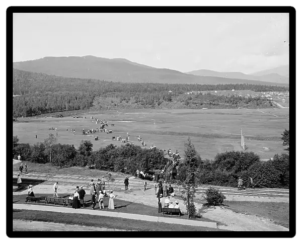 Golf at Mount Pleasant House, White Mountains, between 1900 and 1906. Creator: Unknown