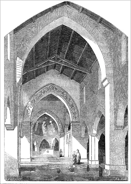 New Church of Il Santissimo Redentore, at Rome, (interior), 1856. Creator: J. & A.W.. New Church of Il Santissimo Redentore, at Rome, (interior), 1856. Creator: J. & A.W