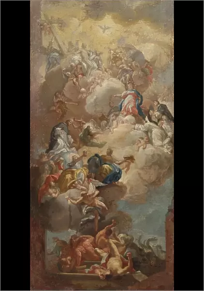 The Glorification of Saint Dominic, 1710-1785. Creators: Francesco Solimena, Unknown