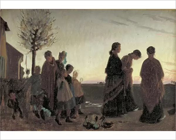 Confirmation Sunday, Dragor, 1876-1880. Creator: Viggo Johansen