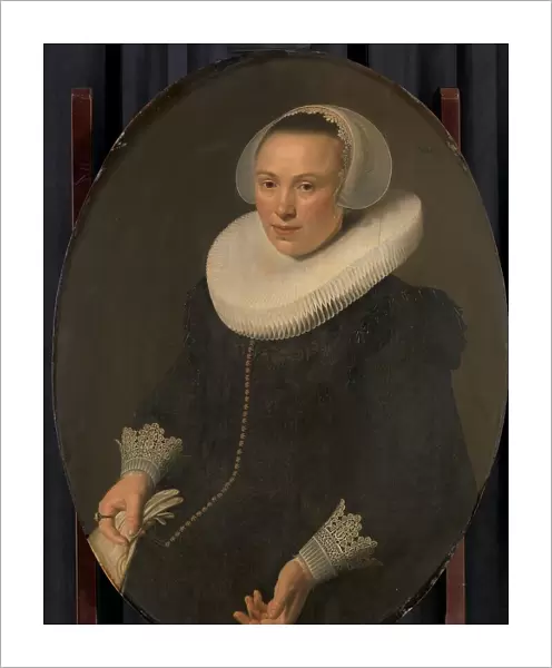 Portrait of Maria Joachimsdr Swartenhont (1598-1631), 1627. Creator: Nicolaes Eliasz Pickenoy